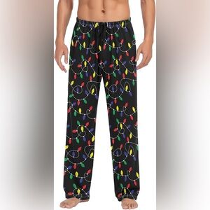 Men's Pajama Pants Light Bulb Garland